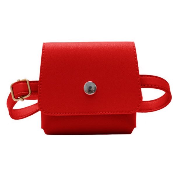 sac banane fille rouge