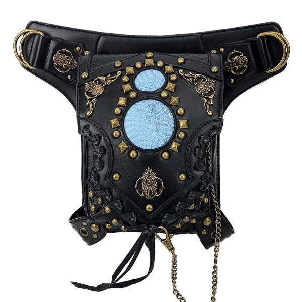 sac de jambe élégant femme moto