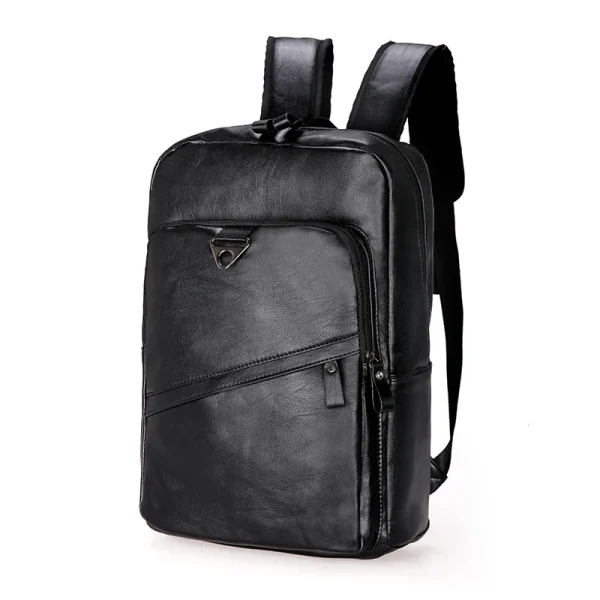 Sac à Dos de Luxe en Cuir PU Noir
