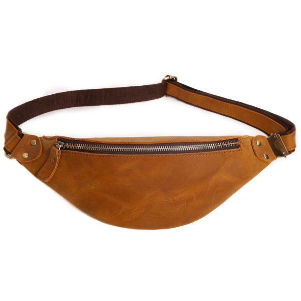 sac banane homme cuir crazyhorse