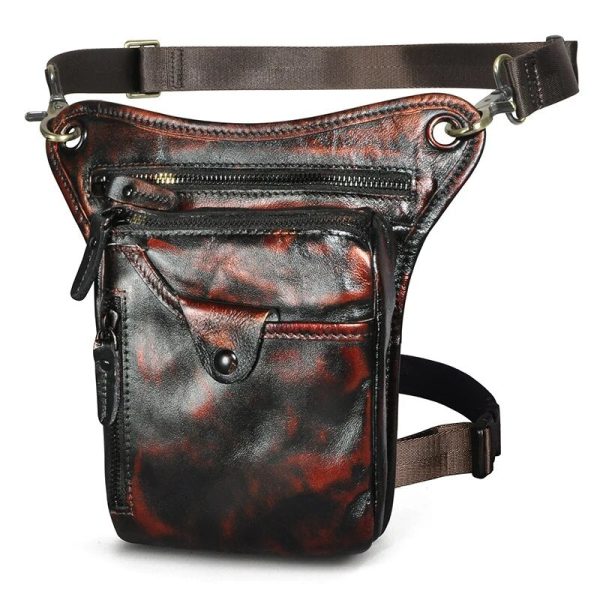 sac de jambe brillant chic moto