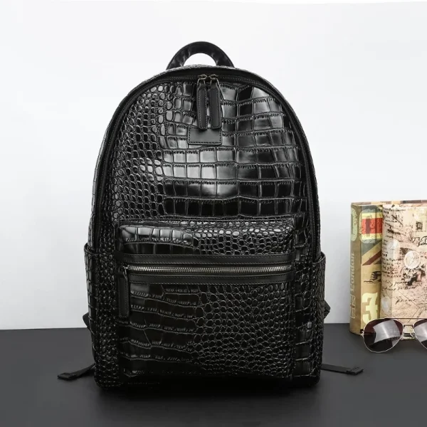 sac à dos de mode hommes de luxe Alligator