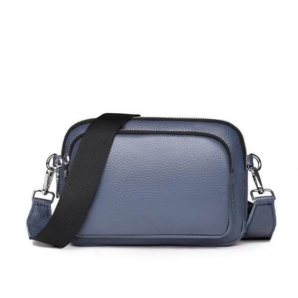 sacoche bandoulière tendance bleu femme