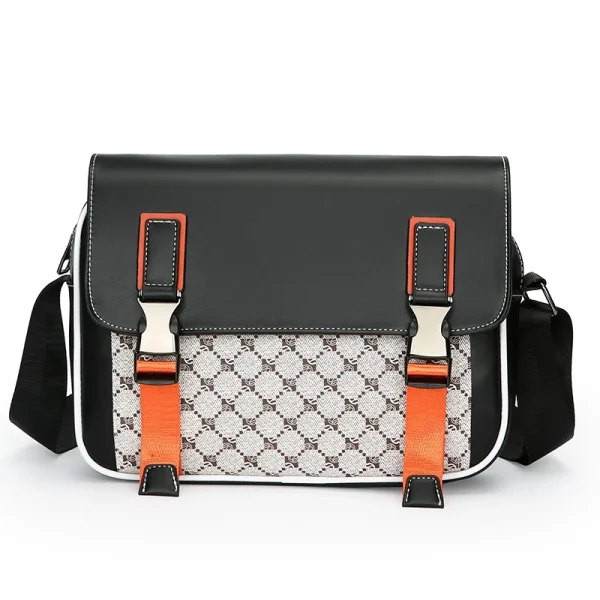 sac à main à rabat en cuir PU Ivoire