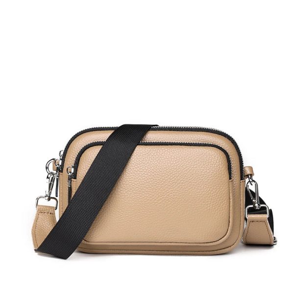 sacoche bandoulière tendance beige femme