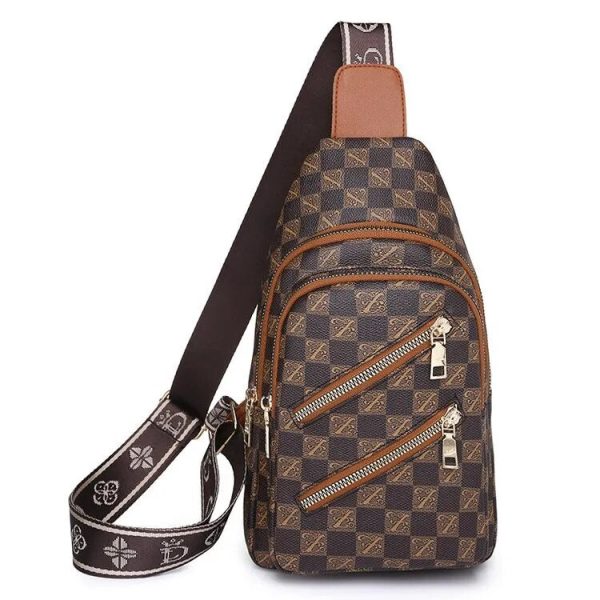sac banane bandoulière damier tendance