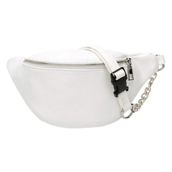 sac banane femme blanc