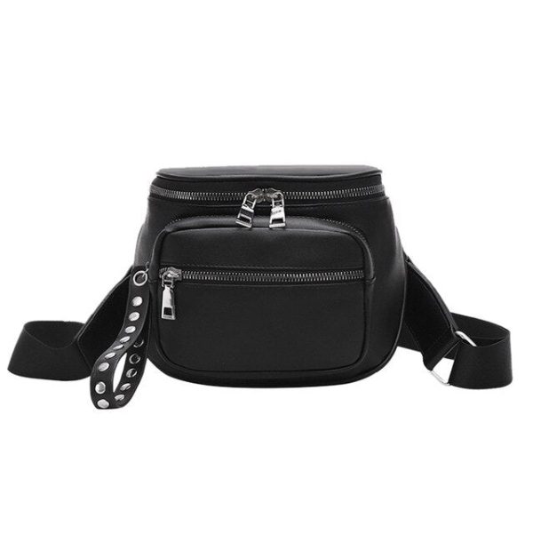 sac bandoulière banane femme en cuir