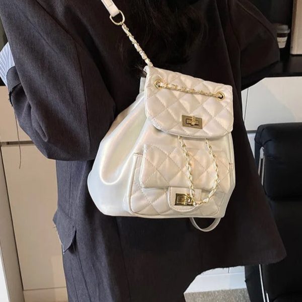 Sac à dos seau Blanc