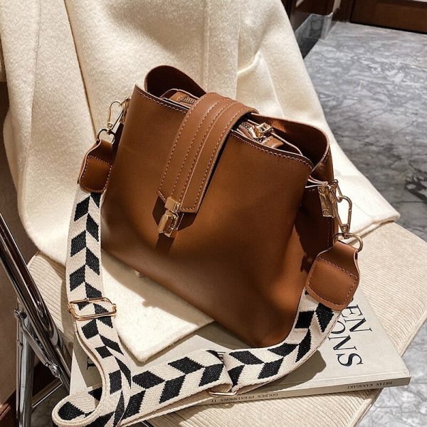jolis sacs en cuir sangle Camel