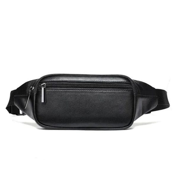 sac banane classique chic noir homme