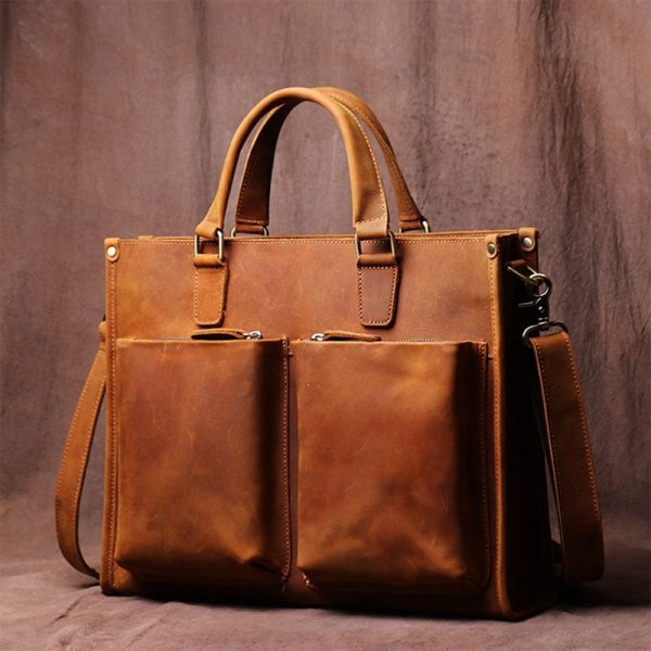 sac ordinateur cuir baroque