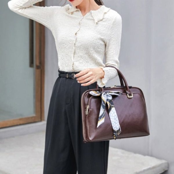 sac ordinateur de femme cuir portatif